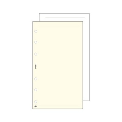 Kalendárium betét, jegyzetlap, "M", sima, SATURNUS, fehér