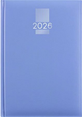 Naptár, tervező, A5, heti, DAYLINER, "MyPastel", kék