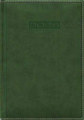 Naptár, tervező, B5, heti, DAYLINER "Sherwood", zöld