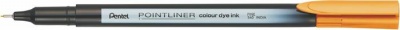 Tűfilc, 0,4 mm, PENTEL "Pointliner", sunset narancs